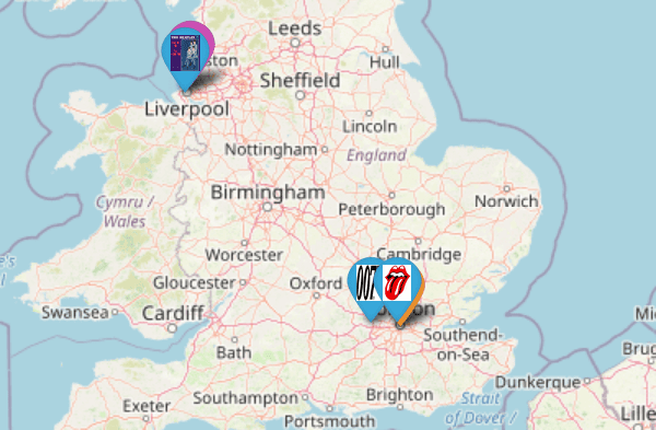 Marcadores llamativos